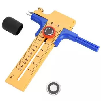 Регулируемый циркуль круговой резак круглый рисунок нож инструмент для резки