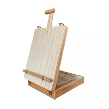 Регулируемый деревянный стол-мольберт для эскизов, переносной деревянный настольный чехол для художника Pine Wood