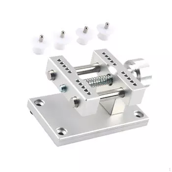 Регулируемый держатель для часов, открывающийся назад, практичный, легкий, из алюминиевого сплава, универсальный серебряный