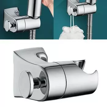 Регулируемый держатель для душа, держатель для ручного душа без сверления, кронштейн из нержавеющей стали, фиксированное основание для насадки для ванной комнаты