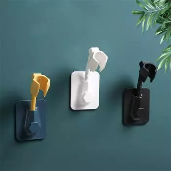 Регулируемый держатель для душа для ванной комнаты, настенный держатель для ручного душа, кронштейны для душа, аксессуары для ванной комнаты для распылителя белый