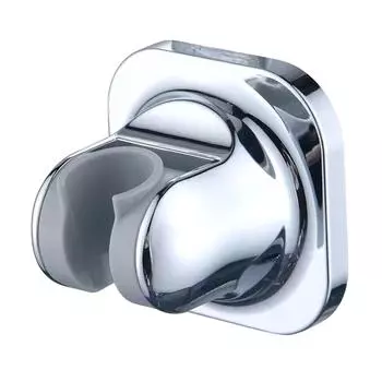 Регулируемый держатель для душевой лейки с сильным клеем, установка без сверления, кронштейны для душевой лейки для душевых в ванной комнате серебряный