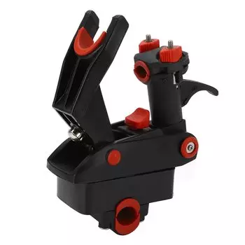 Регулируемый держатель для удочки для рыбалки на лодке, вращающийся, мягкий на ощупь, легкий, эргономичный, для яхты, износостойкий на 360° (S)