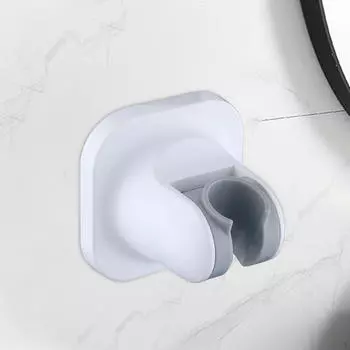 Регулируемый держатель душевой лейки для ванной комнаты — надежное и универсальное крепление Black