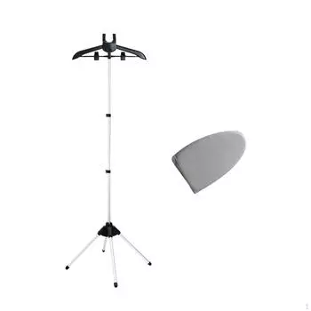 Регулируемый держатель отпаривателя для одежды для глажки без складок чёрный