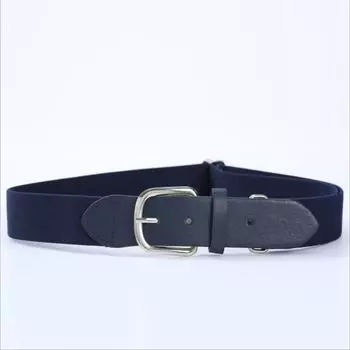 Регулируемый детский бейсбольный пояс для украшения, эластичный поясной ремень тёмно-синий