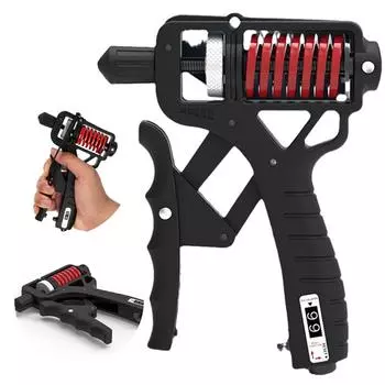 Регулируемый динамометр для ручного захвата Тренажер для ручного захвата Стресс-динамометр для ручного захвата для взрослых