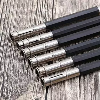 Регулируемый двойной держатель для карандашей, удлинитель для эскизов, офис, школа, инструмент для письма