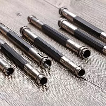 Регулируемый двойной держатель для карандашей, удлинитель для эскизов, офис, школа, инструмент для письма