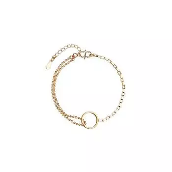 Регулируемый двухслойный браслет из стерлингового серебра 925 пробы с круглым вырезом и браслет для женщин, модные ювелирные изделия для рождественской вечеринки, Sl129