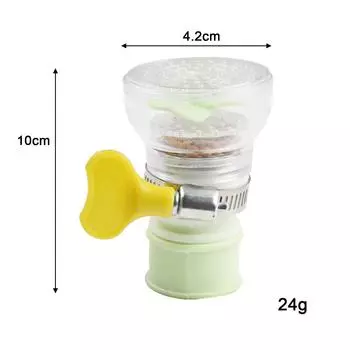 Регулируемый Гибкий Удлинитель Для Крана Зеленый Розовый Брызгозащитный Фильтр зелёный