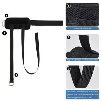 Регулируемый грузовой ремень на щиколотке для силовых тренировок 2pcs