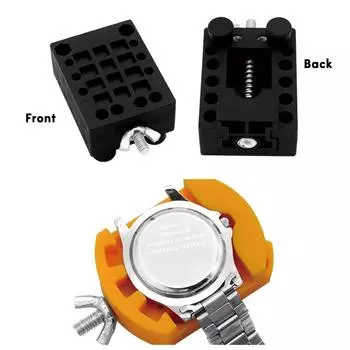 Регулируемый инструмент для открывания часов для снятия и ремонта задней крышки. Легко снимайте и ремонтируйте корпуса часов с помощью этого регулируемого приспособления. A