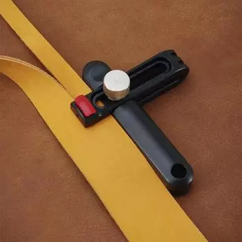 Регулируемый инструмент для резки кожаных полосок с четкой шкалой, удобный компактный дизайн, портативный резак для ремня, резак для кожаных ремней 80