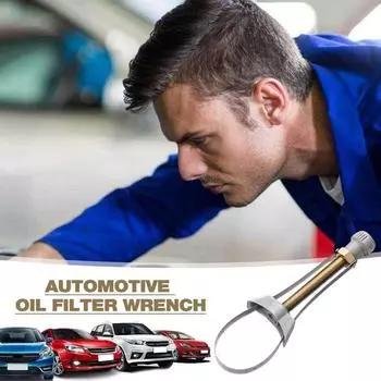 Регулируемый инструмент для снятия масляного фильтра автомобиля, ремонт свечей зажигания, ручные инструменты, стальной ленточный ключ, ремонт автомобиля 1 Pcs