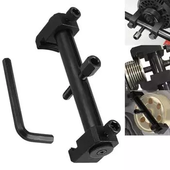 Регулируемый инструмент для снятия шкива коленчатого вала, портативный инструмент для снятия шкива двигателя, автомобильный инструмент для снятия ремня коленчатого вала двигателя чёрный