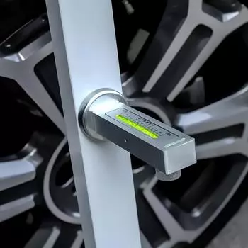 Регулируемый инструмент для выравнивания развала и кастера для грузовиков, легковых автомобилей, автофургонов - прочный алюминиевый, простой в использовании манометр для ремонта шин 1pc