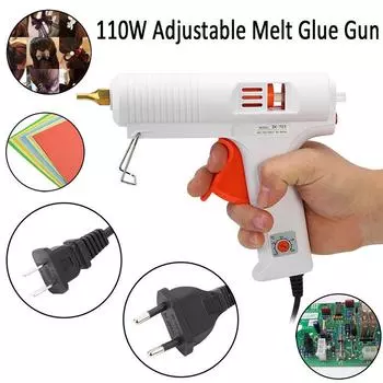 Регулируемый клеевой нагреватель постоянной температуры 110 Вт, инструмент для ремонта ремесел US Plug