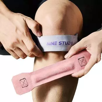 Регулируемый кожаный ремешок для коленного сустава, наколенник, поддержка, профессиональная защитная накладка, спортивный наколенник с поясом, 1 шт.