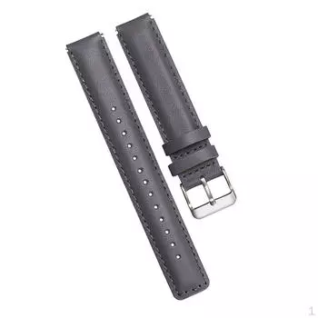 Регулируемый кожаный ремешок для наручных часов, браслет для серого цвета