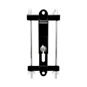 Регулируемый кронштейн для батареи для сильной проводимости, практичный металлический комплект для удержания батареи, легко чернится 23*20 см