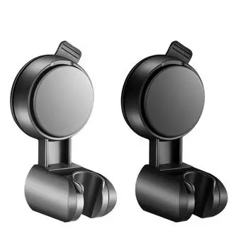 Регулируемый кронштейн для душа на присоске L-образный держатель для душа с фиксированным основанием Принадлежности для ванной комнаты белый