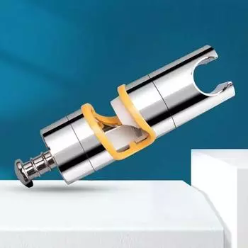 Регулируемый кронштейн для душа с крючком, держатель для насадки для душа, аксессуары для ванной комнаты, держатель для направляющих оранжевый