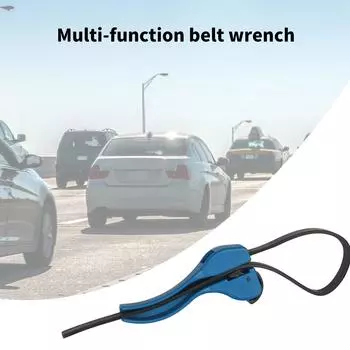 Регулируемый ленточный ключ с нескользящей рукояткой, инструмент для снятия масляного фильтра, многоцелевой резиновый ленточный ключ, простое использование для сантехники 1