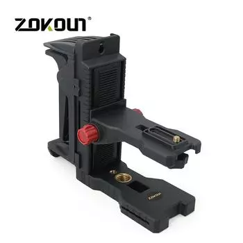 Регулируемый магнитный кронштейн с зажимом, настенный лазерный уровень, уровень крюка, линейный лазер 1/4 дюйма