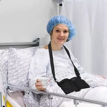 Регулируемый мешок для дренажа после операции на груди, мешок для дренажа груди, держатель для бутылок и трубок для инструмента восстановления после мастэктомии у женщин чёрный