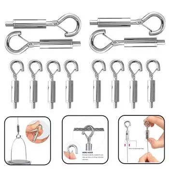 Регулируемый многофункциональный крючок, крючок-пружина для подвешивания картин в галерее, декоративный подвесной светильник, инструмент для подвешивания веревки для сушки одежды