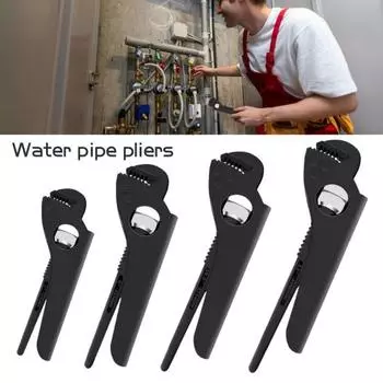 Регулируемый многофункциональный трубный ключ с эргономичной ручкой, нескользящий, для профессионального использования, многофункциональный, для тяжелых условий эксплуатации 7inch