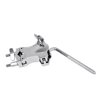 Регулируемый монтажный кронштейн для барабана Tom, удлинительный зажим, аксессуар для музыкального инструмента, удлинительный зажим для кронштейна, удлинительный зажим для кронштейна серебряный