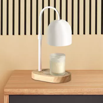 Регулируемый набор для подогрева свечей для домашнего декора белый