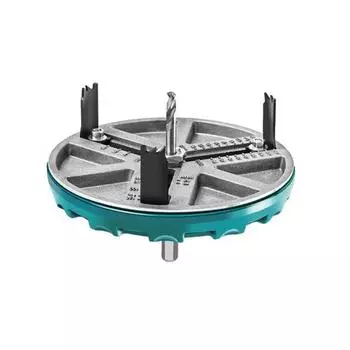 Регулируемый набор инструментов для кольцевой пилы, металлическая пробивная пила для деревообработки, сверлильный резак с диаметром отверстия 45-130 мм