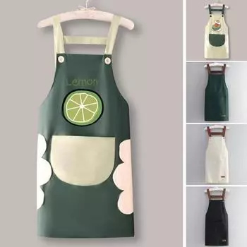 Регулируемый нагрудник с карманами, водостойкий, маслостойкий, пятностойкий, кухонный фартук для взрослых, мужчин, женщин, шеф-повара зелёный