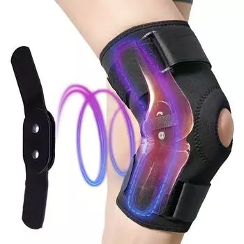Регулируемый наколенник унисекс - Обеспечивает поддержку при артрите, разрывах мениска, передней крестообразной связки, медиальной коллатеральной связки и восстановлении после травм - one size 1pcs