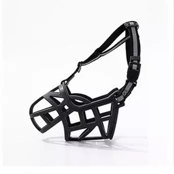 Регулируемый намордник для собак из мягкого силикона с дышащей сеткой, прочная корзина, намордники для маленьких и больших собак, товары для дрессировки собак 1