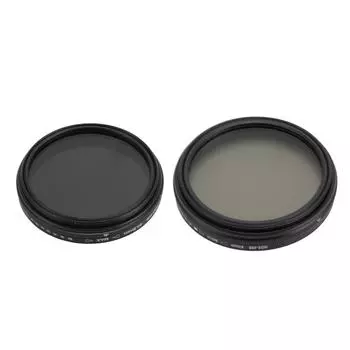 Регулируемый ND фильтр объектива камеры ND2 до 400 нейтральной плотности оптический стеклянный ND фильтр для фотографии 40.5mm