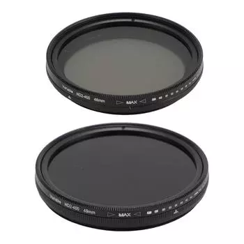 Регулируемый ND-фильтр с переменной плотностью Фильтр для объектива камеры ND2-400 Фильтр для объектива камеры ND2-ND400 46mm