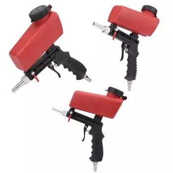 Регулируемый небольшой пескоструйный пневматический пескоструйный пистолет небольшой ручной пескоструйный аппарат пескоструйный инструмент 90PSI пистолет-распылитель