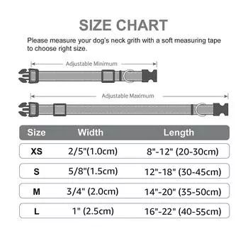 Регулируемый нейлоновый ошейник для собак, прочный базовый ошейник для маленьких и больших собак, французский бульдог, безопасные прогулки, дрессировка, товары для домашних животных XS розовый