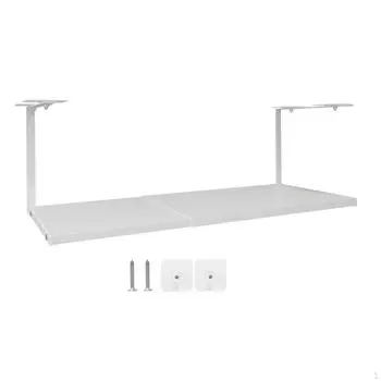 Регулируемый органайзер под раковиной с простой сборкой, прочная полка для белья и кладовой чёрный