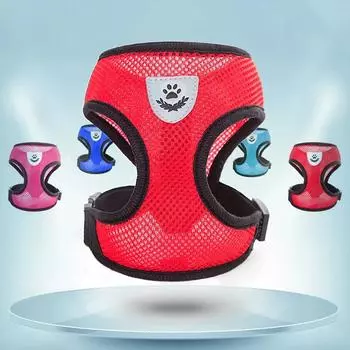 Регулируемый ошейник для собак, поводок для маленьких собак, поводок для кошек, дышащий ошейник для корги, нагрудный ремень, веревка, аксессуар для домашних животных S