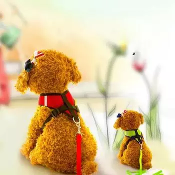 Регулируемый ошейник для собак, поводок для маленьких собак, поводок для кошек, дышащий ошейник для корги, нагрудный ремень, веревка, аксессуар для домашних животных S