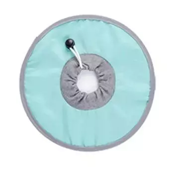 Регулируемый ошейник для восстановления, мягкий водонепроницаемый конус для кошек, конус для заживления ран после укуса для маленьких собак светло-зеленый