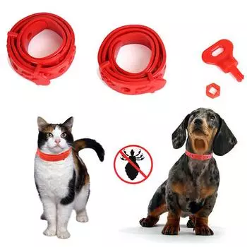Регулируемый ошейник для защиты от вредителей для кошек и щенков, ловушка для шеи, защита от блох и клещей, ошейник для защиты домашних животных, поводок для ухода за кожей кошек и собак collar