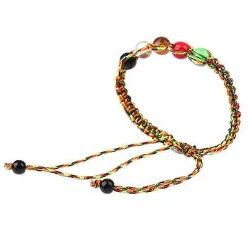 Регулируемый освященный браслет Фэн-шуй «Пять стихий природы» для удачи и богатства