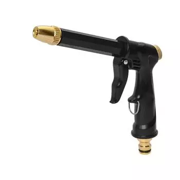 Регулируемый пистолет для мойки высокого давления, модель машины для мойки автомобиля, садовый шланг для полива, насадка-дождеватель, универсальный комплект для мойки автомобиля чёрный