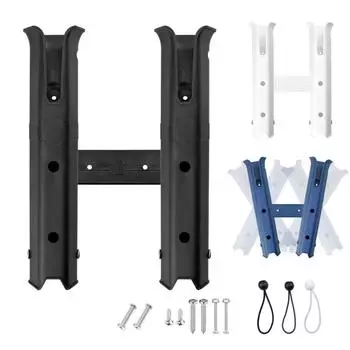 Регулируемый пластиковый держатель для удочки с 2 звеньями, стойка для удочки, трубка, боковой держатель удочки для каяка, холодильник для рыбалки, прицеп, гаражное хранение